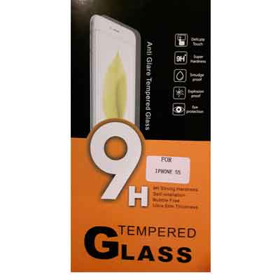 iPhone 5s tempered glass - glazen screenprotector 9H 2.5D 0,3 mm