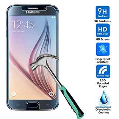 Samsung Galaxy S6 glazen screenprotecor - transparant - 9h - 0,3 mm