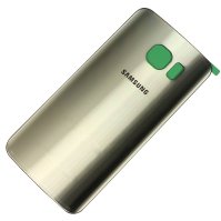 Samsung Galaxy S7 Edge Batterij Cover Goud - originele kwaliteit - met camera lens+ cover