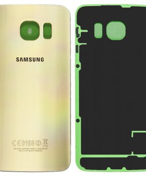 Samsung Galaxy S6 Edge Batterij Cover Goud - originele kwaliteit