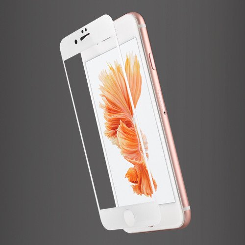 Full cover glazen screenprotector voor de Apple iPhone 7 Plus – 9H - Wit