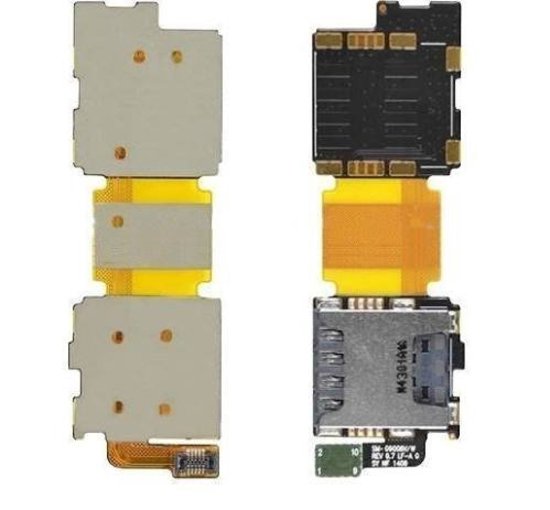 Samsung Galaxy S5 Simkaart Tray SD Card Lezer flexkabel