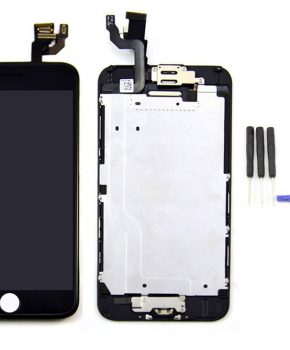 iphone 6 scherm incl alle onderdelen voorgemonteerd  - zwart - AA+