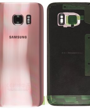 Samsung Galaxy S7 Edge achterkant Rose Pink - originele kwaliteit - lens+ cover