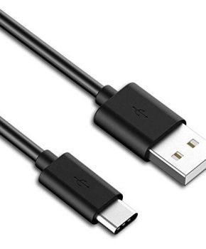 USB-C oplaad kabel - voor de Samsung S8 tot S9 Plus - Zwart