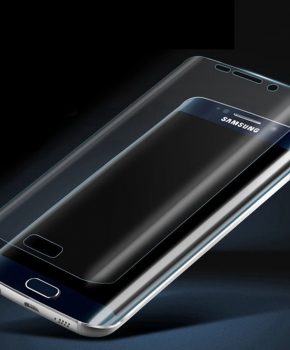 Samsung Galaxy S7 Edge glazen screenprotecor Full cover - transparant - 9h - 0,3 mm