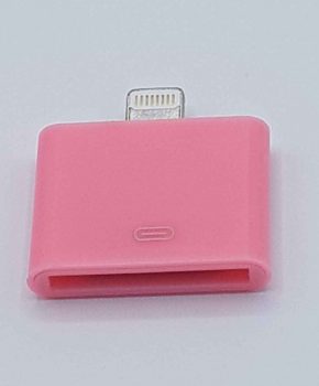 30 Pins 8 Pin Adapter - Voor Ipad / iPhone - Roze