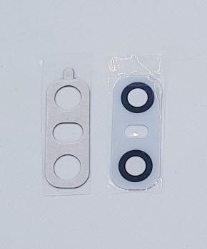 Achter camera Glas Lens geschikt voor de LG G6 - Wit - inclusief tape