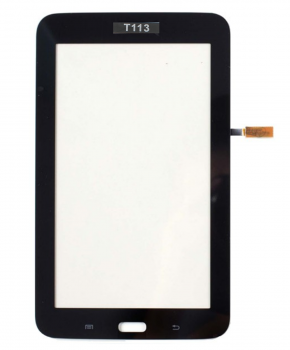 Touchscreen geschikt voor de Samsung Galaxy Tab 3 Lite SM-T113 - Zwart