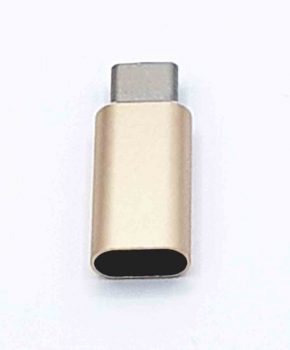 8 Pins Female naar Type C Male USB Adapter - Goud