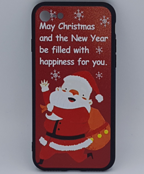 iPhone 6 Plus hoesje  - kerst - kerstman happiness