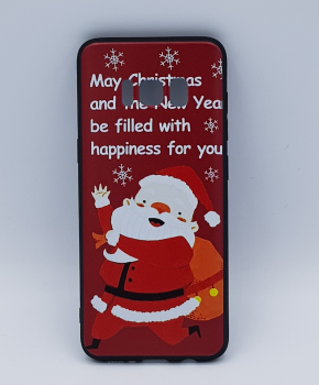 Voor Samsung S8 hoesje  - kerst - kerstman happiness