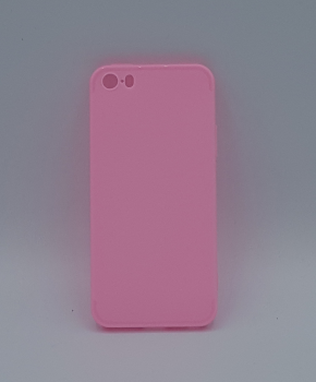 iPhone 5, 5s, SE hoesje - effen pink - Roze