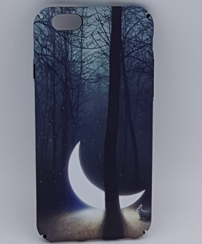 iPhone 6/ 6S hoesje - sunken moon in the forest