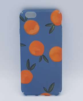 iPhone 6 / 6S hoesje  - Oranges on blue