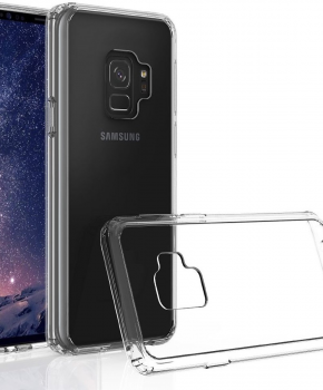 Voor Samsung S9  - transparant Hoesje