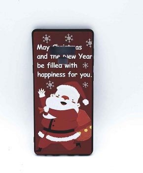 Voor Samsung Note 9 hoesje  - kerst - kerstman happiness
