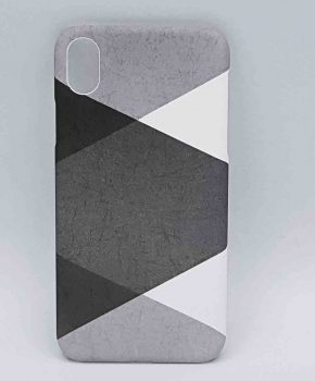 iPhone XR - hoesje - gray triangle