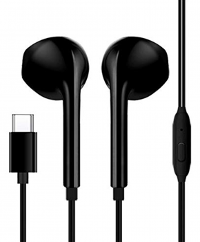 In-ear oordopjes met USB-C aansluiting - Zwart