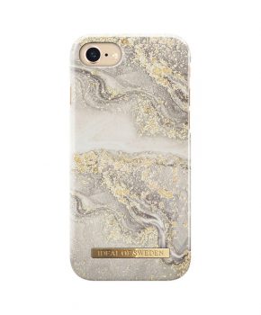 iDeal Fashion Case Sparkle Greige Marble iPhone 8/7/6S