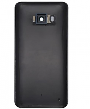 Achterkant - batterijcover met lens voor de HTC U11 - zwart