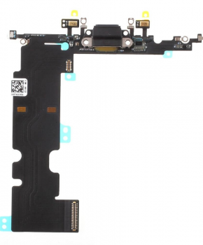 Voor Apple iPhone 8 Plus dock-connector flexkabel - zwart