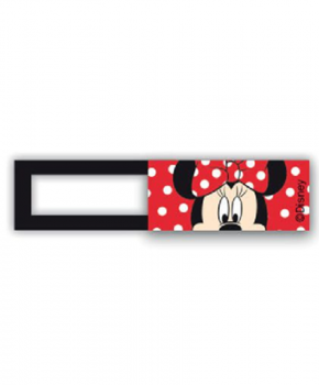 Webcam cover / schuifje  - licentie™ - Minnie mouse - rood