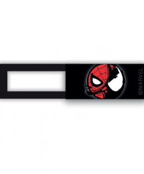 Webcam cover / schuifje  - licentie™ - Spiderman 02 - zwart