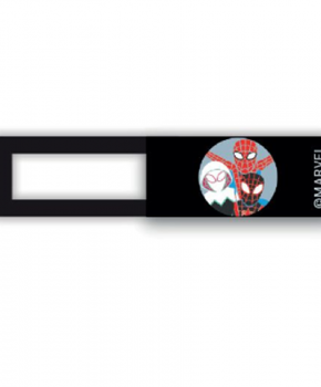 Webcam cover / schuifje  - licentie™ - Spiderman 03 - zwart