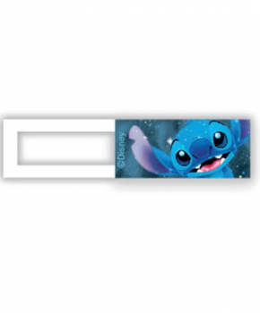 Webcam cover / schuifje  - licentie™ - Stitch - blauw