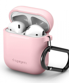 Spigen - Roze Silicone Case hoesje voor Apple AirPods