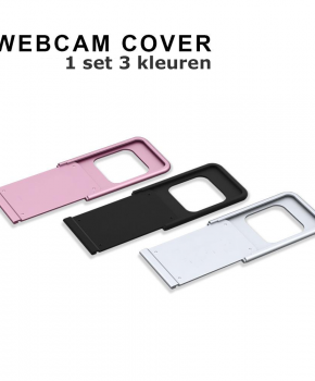 3 pack webcam cover - Privé camera cover - 3 kleuren