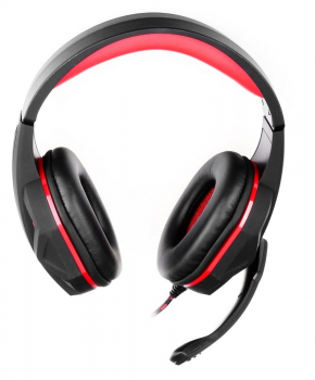 Gaming Headset met mic - ART hero - rood - USB