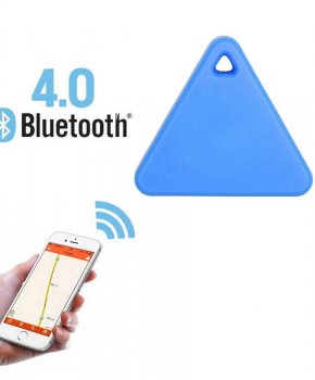 Mini tracker - bluetooth tracker - driehoek blauw