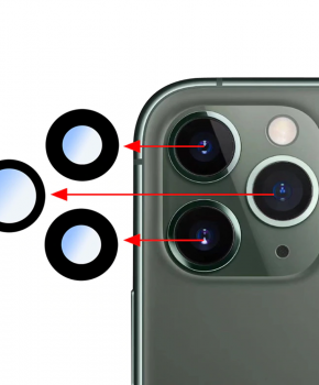 Voor iPhone 11 Pro Max 6.5"  achter camera lens + tape