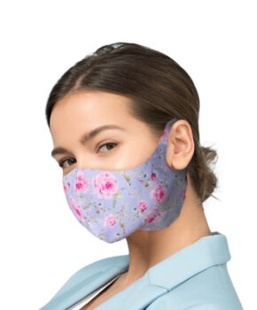 Beschermende masker met zilver Ionen Antibacteriële Filter - bloemen