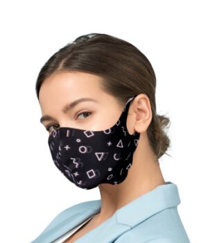Beschermende masker met zilver Ionen Antibacteriële Filter - Geometrisch