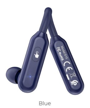 HOCO SELECTED Noble zakelijke draadloze mono headset S15 blauw