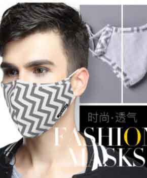 PM 2.5 mondmasker / mondkapje herbruikbaar – grijs - 2 extra filters