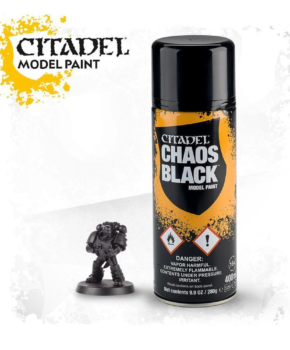 Citadel Paint - citadel spray CHAOS BLACK SPRAY