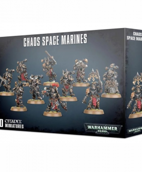Warhammer 40.000 Chaos Space Marine Squad - verzamelfiguur