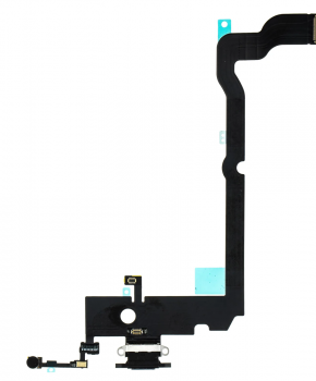 Voor Apple iPhone Xs Max dock-connector flexkabel - zwart