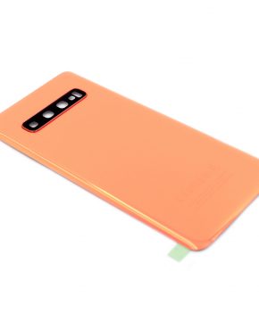 Voor Samsung Galaxy S10 Plus achterkant - batterij cover - oranje