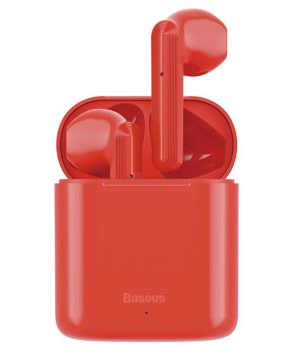 Baseus draadloze bluetooth oordopjes Encok W09 – rood