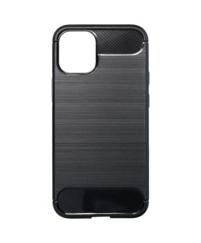 Forcell CARBON Case voor IPHONE 12 / 12 PRO - zwart