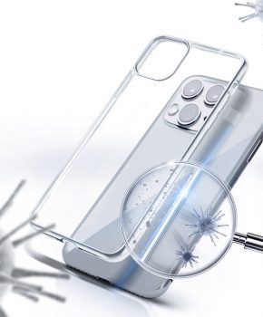 Forcell antibacteriële case voor IPHONE 12 / 12 PRO - transparant