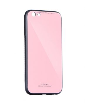 Glazen case voor IPHONE IPHONE 12 MINI - roze