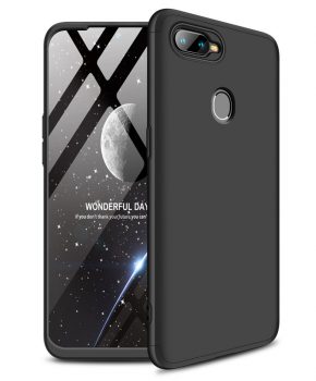 360 graden full body case voor de Oppo AX7 - zwart