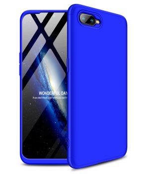360 graden full body case voor de Oppo RX17 Neo - blauw