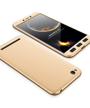 360 full body beschermend hoesje voor Xiaomi Redmi 5A – goud